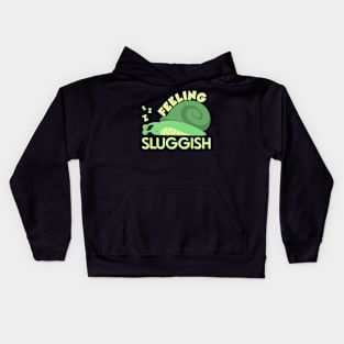 Feeling Sluggish Night Shift Worker Kids Hoodie